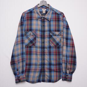Arizona Jean Co. Men’s Plaid Flannel Button Up Shirt Vintage Grunge‎